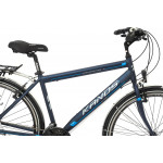 Trekingový Bicykel 28 Kands Navigator-X Hliníkový Tourney M 21" Granátovo-modrý matný
